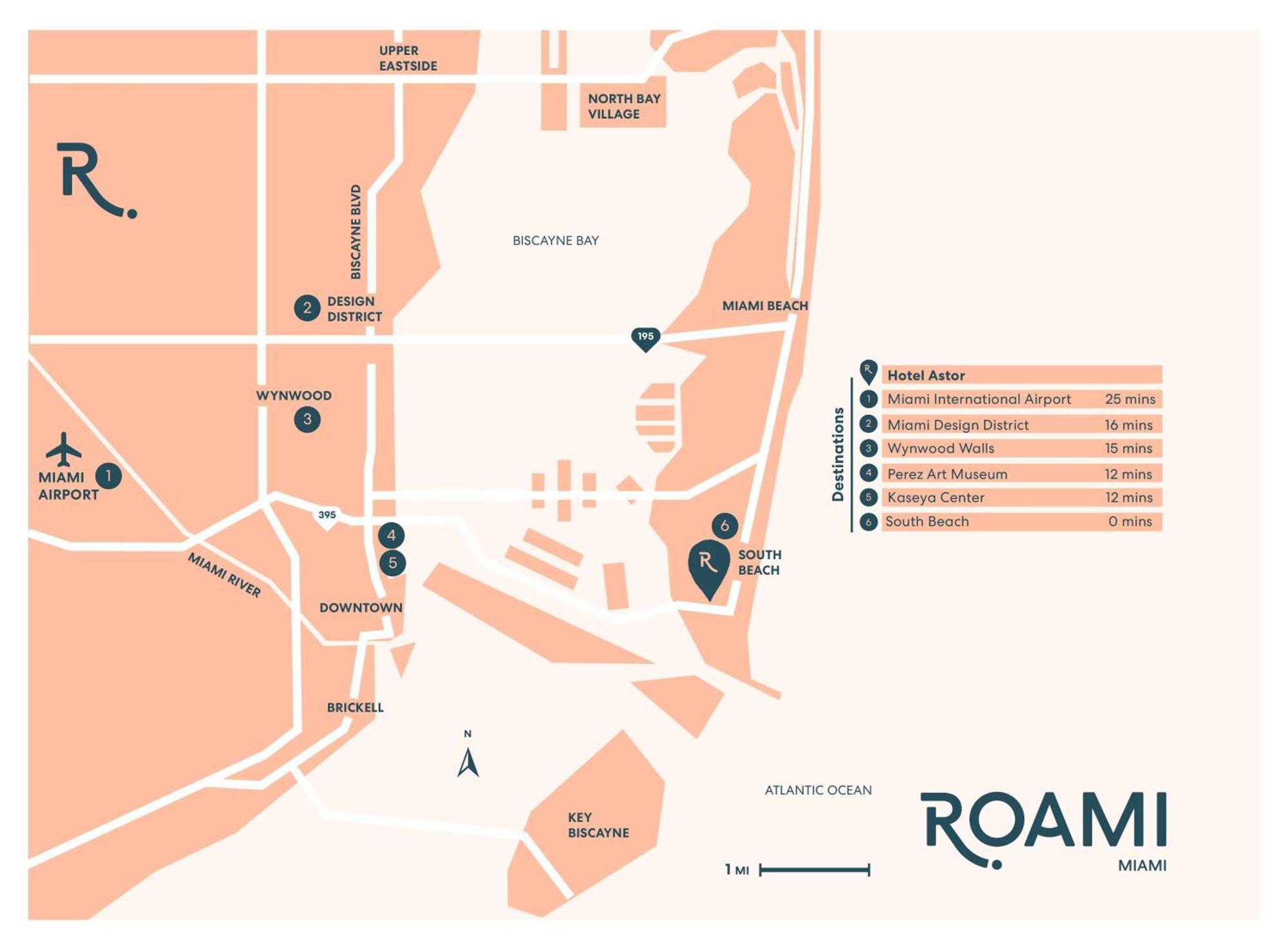 Roami At Hotel Astor Miami Beach Luaran gambar